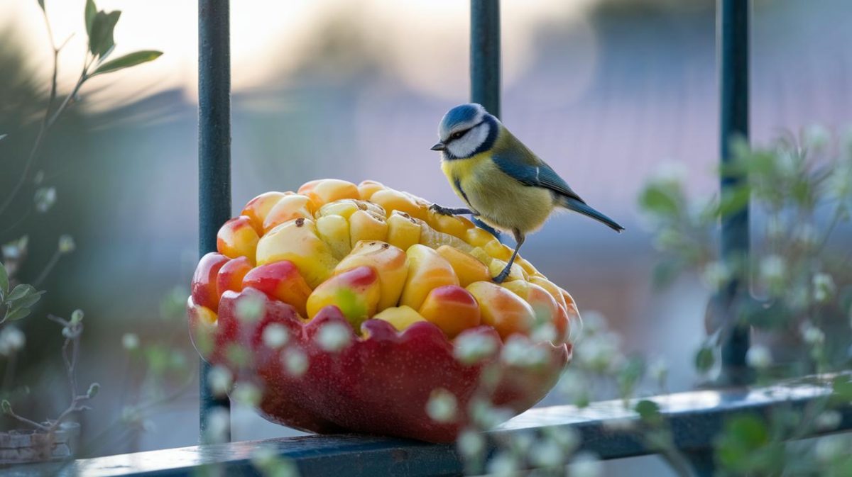 Comment un fruit attire les mésanges sur les balcons: astuces naturelles