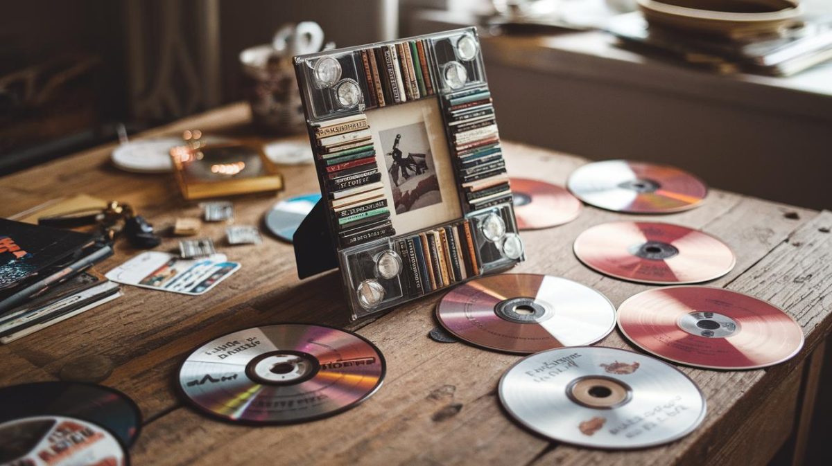 Étape par étape : Convertissez vos anciennes boîtes de CD en cadres photos maison
