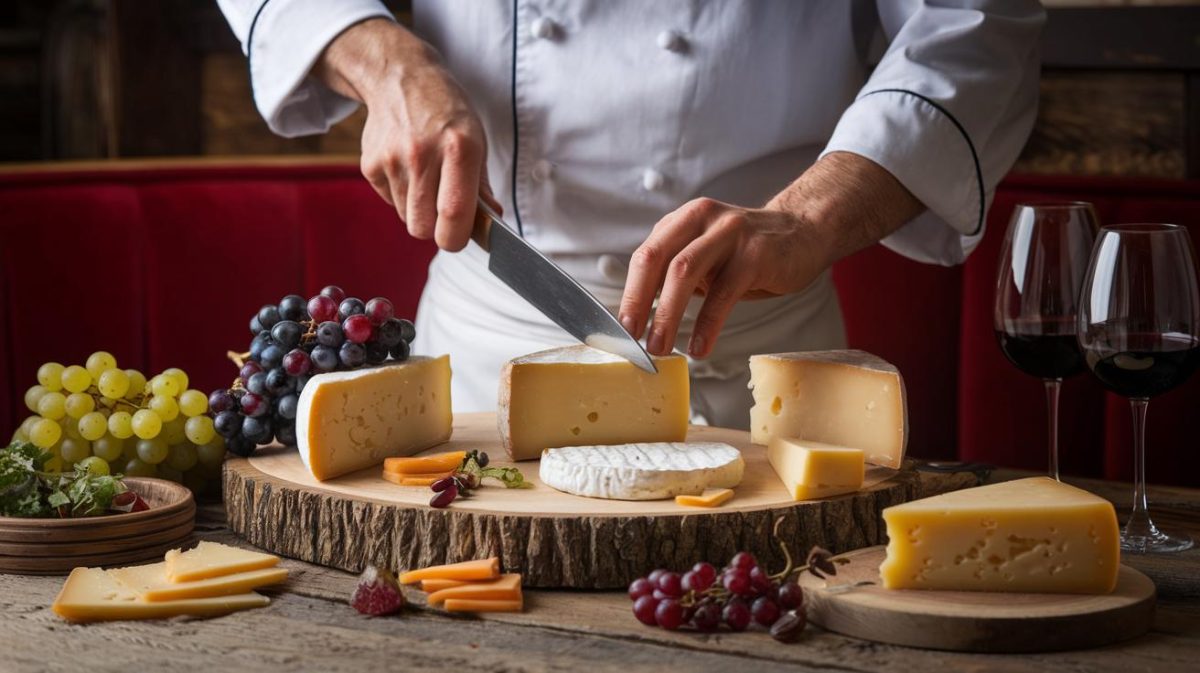 La méthode recommandée par un chef pour couper le fromage lors d'un dîner