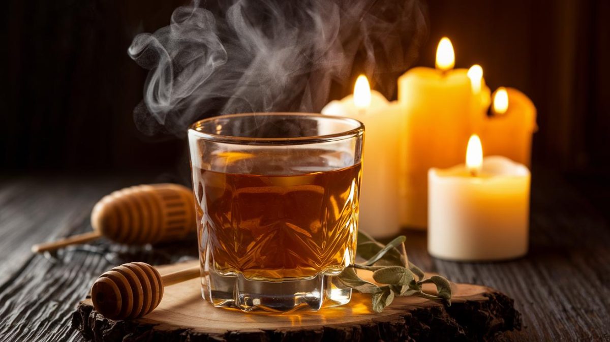 Quand le whisky rencontre le miel : un remède efficace pour la toux
